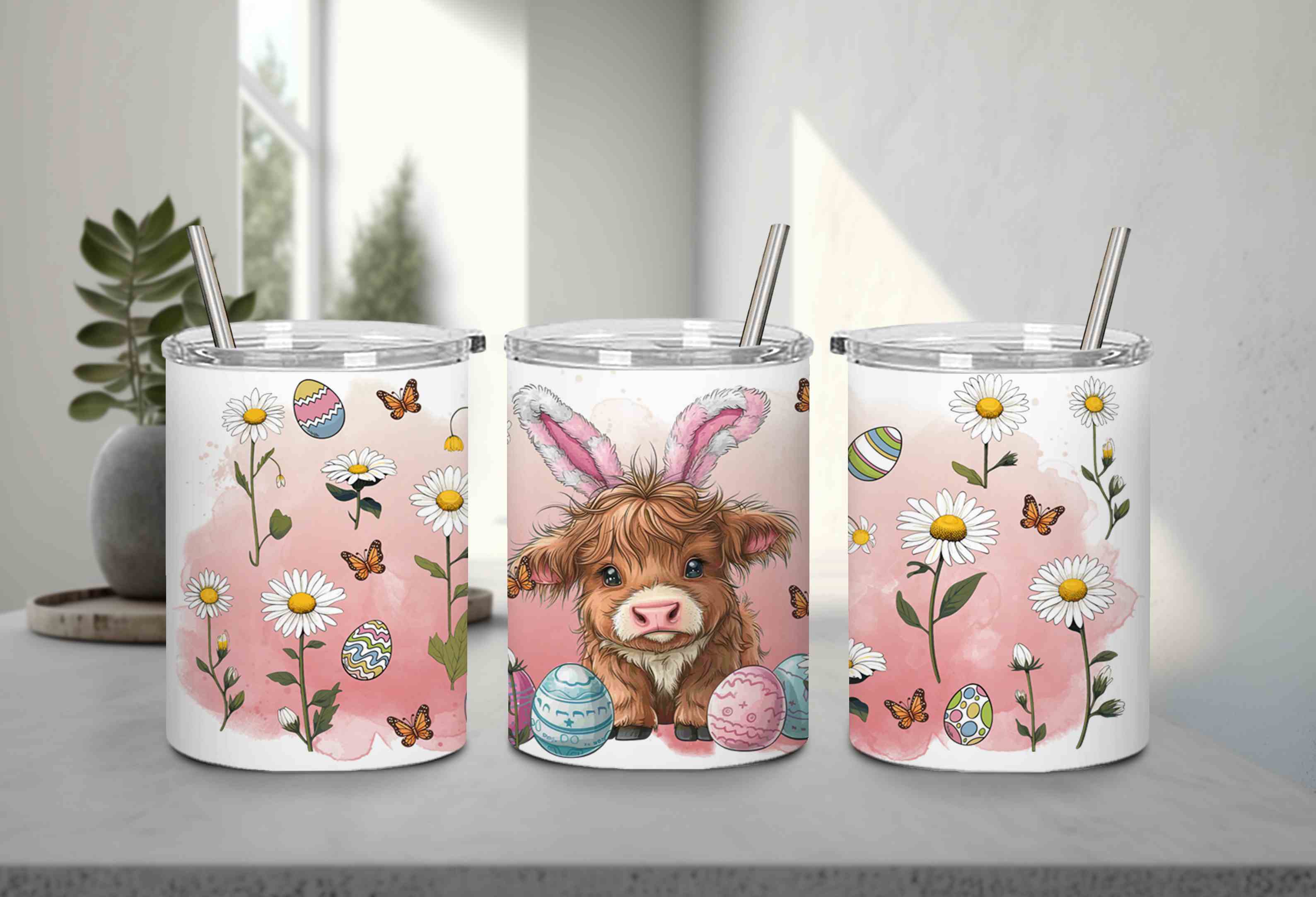 Highland Cow Easter-10405
